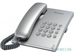 Проводной телефон Panasonic KX-TS2350RUS серебристый