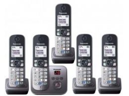 Радиотелефон с пятью трубками Panasonic KX-TG6825