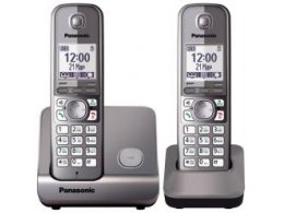 Радиотелефон Panasonic KX-TG6712RUM металлик