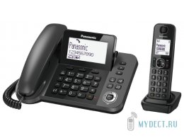 Радиотелефон Panasonic KX-TGF310RUM темный металлик